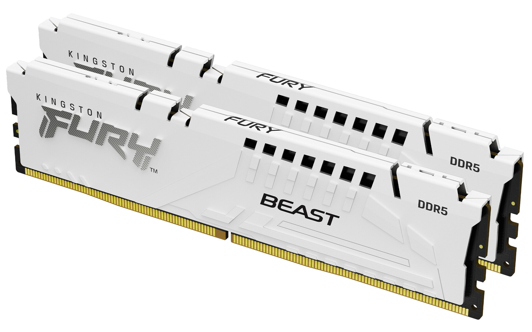 Kingston Kingston Technology FURY Beast 32GB 6800MT/s DDR5 CL34 DIMM (Kit of 2) White EXPO