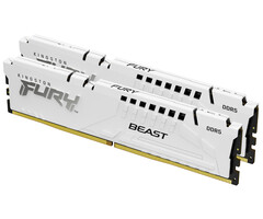 Kingston Kingston Technology FURY Beast 64GB 6400MT/s DDR5 CL32 DIMM (Kit of 2) White EXPO
