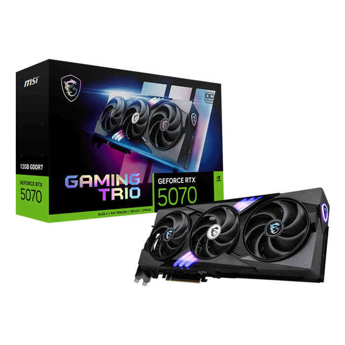 MSI MSI GAMING GeForce RTX 5070 12G TRIO OC NVIDIA 12 GB GDDR7