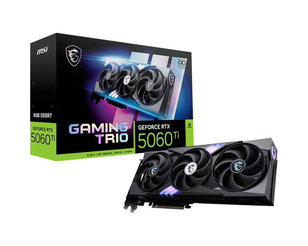 MSI MSI GeForce RTX 5060 Ti 8G GAMING TRIO OC NVIDIA 8 GB GDDR7