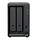 Synology DP320 data-opslag-server NAS Desktop R1600 8 GB 16 TB Zwart