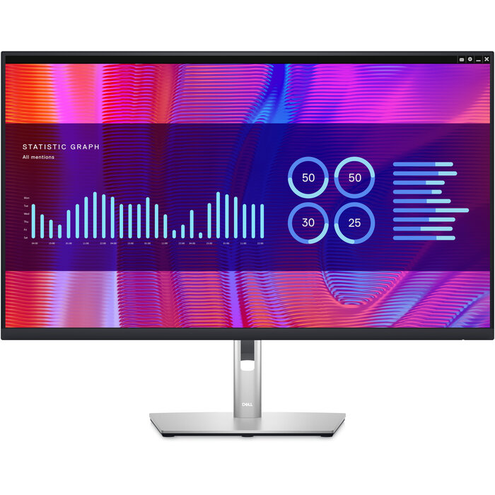 Dell DELL P Series P3223DE computer monitor 80 cm (31.5") 2560 x 1440 Pixels Quad HD LCD Zwart