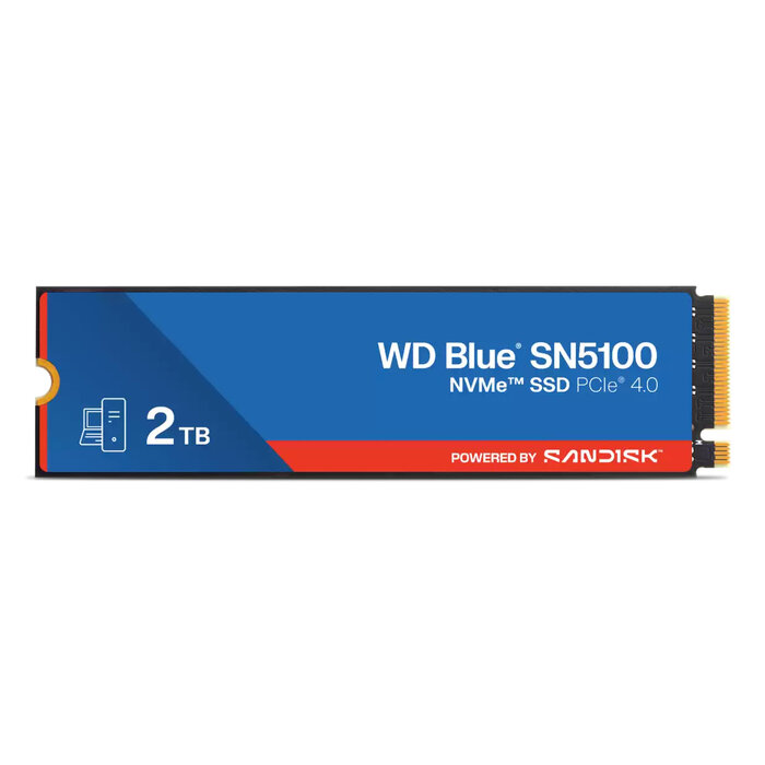 Western Digital Western Digital WD Blue SN5100 2 TB M.2 PCI Express 4.0 NVMe QLC 3D NAND