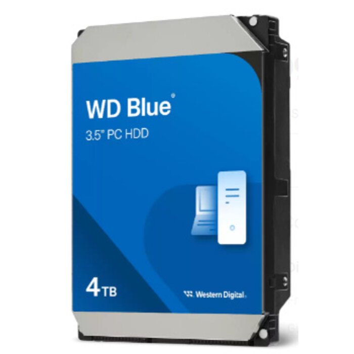 Western Digital Western Digital WD Blue 3.5-Inch PC HDD interne harde schijf 4 TB 5400 RPM 128 MB 3.5" SATA III