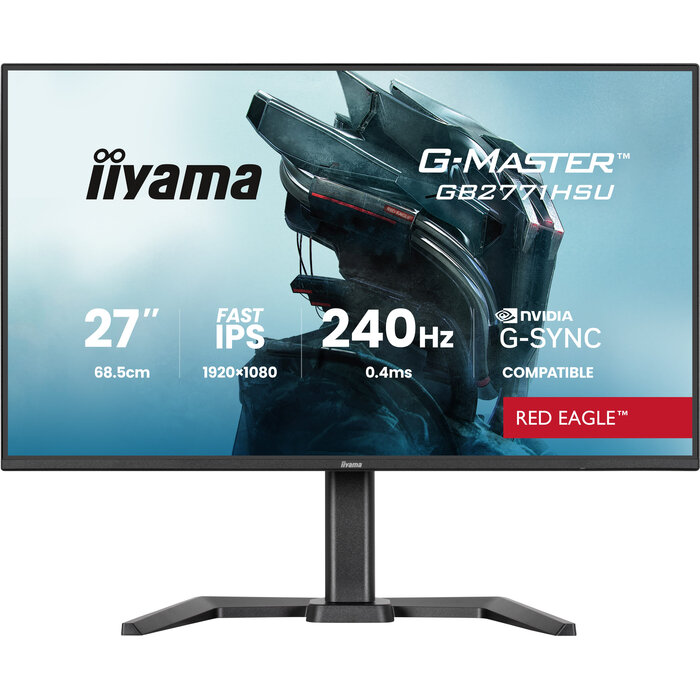 iiyama iiyama G-MASTER GB2771HSU-B1 computer monitor 68,6 cm (27") 1920 x 1080 Pixels Full HD Zwart