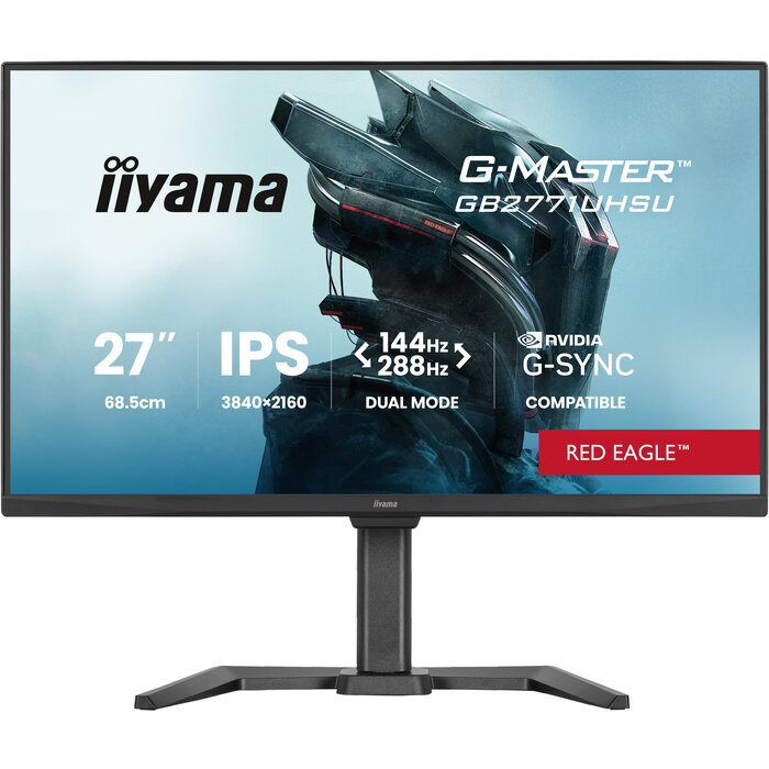 iiyama iiyama G-MASTER GB2771UHSU-B1 computer monitor 68,6 cm (27") 3840 x 2160 Pixels 4K Ultra HD LED Zwart
