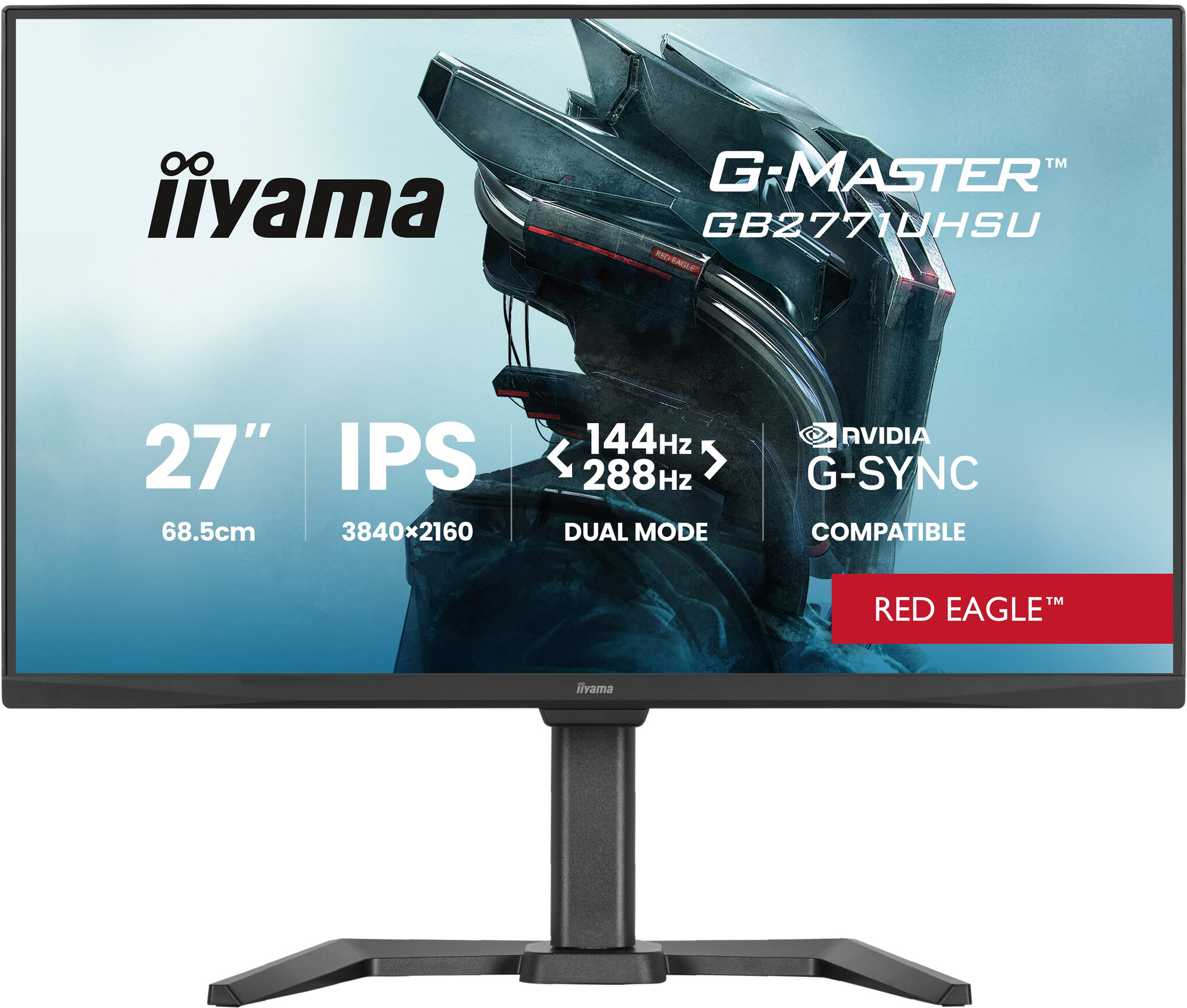 iiyama iiyama G-MASTER GB2771UHSU-B1 computer monitor 68,6 cm (27") 3840 x 2160 Pixels 4K Ultra HD LED Zwart
