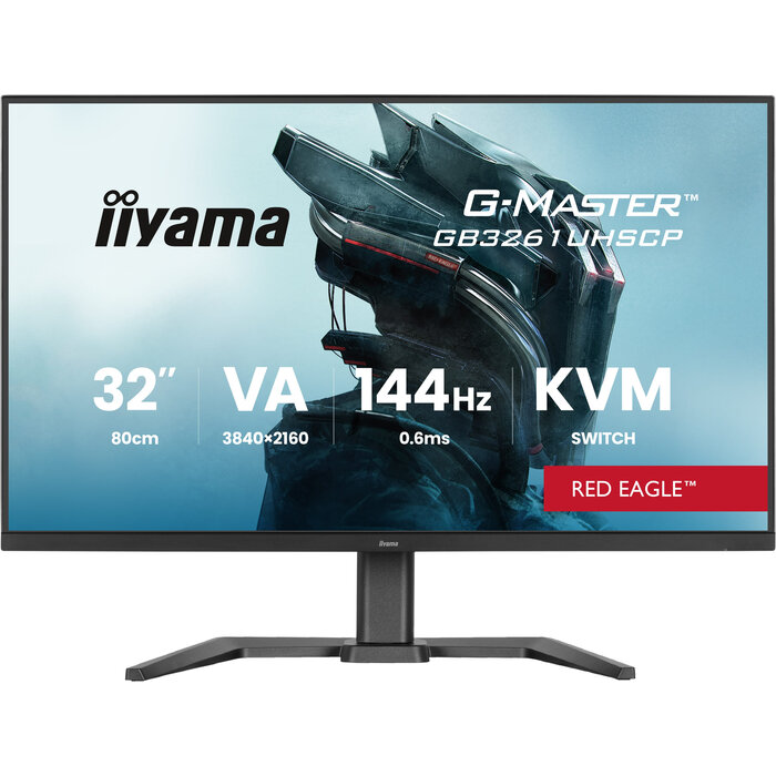 iiyama iiyama G-MASTER GB3261UHSCP-B1 computer monitor 80 cm (31.5") 3840 x 2160 Pixels 4K Ultra HD LED Zwart