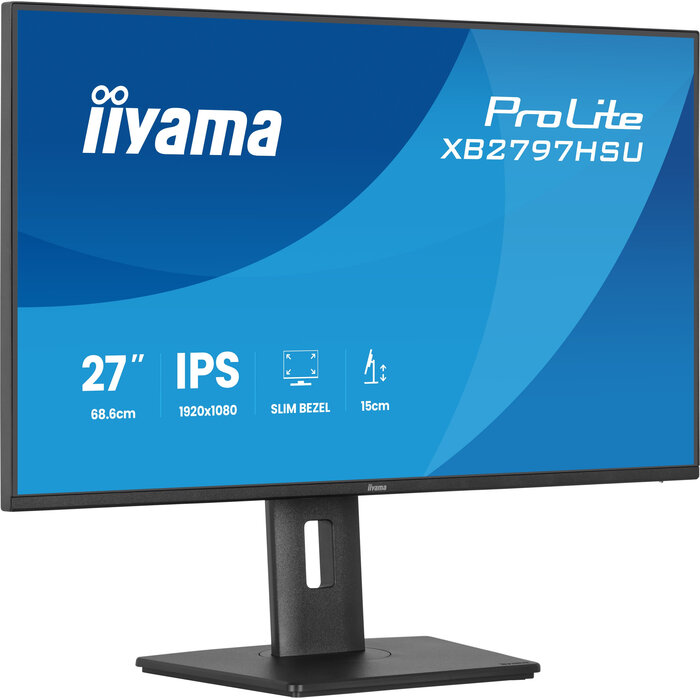iiyama iiyama ProLite XB2797HSU-B1 computer monitor 68,6 cm (27") 1920 x 1080 Pixels Full HD LED Zwart