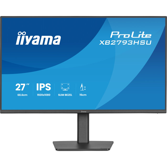 iiyama iiyama ProLite XB2793HSU-B1 computer monitor 68,6 cm (27") 1920 x 1080 Pixels Full HD LED Zwart