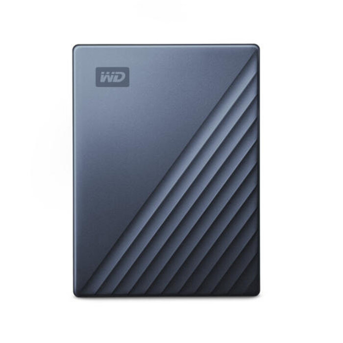 Western Digital Western Digital WDBFTM0040BBL-WESN externe harde schijf 4 TB USB Type-C 3.2 Gen 1 (3.1 Gen 1) Zwart, Blauw