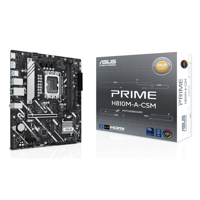 Asus ASUS PRIME H810M-A-CSM Intel H810 LGA 1851 (Socket V1) micro ATX
