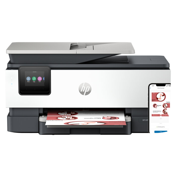 Hewlett & Packard INC. HP OfficeJet Pro 8132e Draadloos All-in-One Kleur Printer, Instant Ink; Dubbelzijdig printen