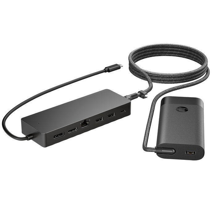 Hewlett & Packard INC. HP Universal USB-C-hub- en laptopladercombinatie