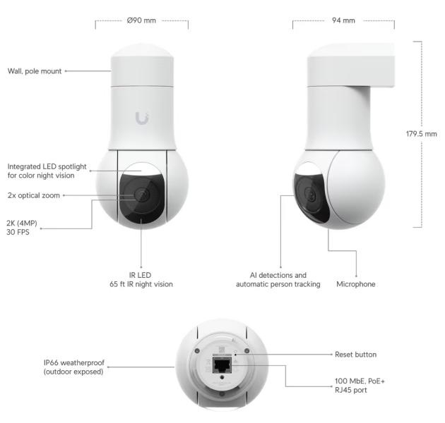 Ubiquiti Ubiquiti UniFi Protect G5 PTZ (White)