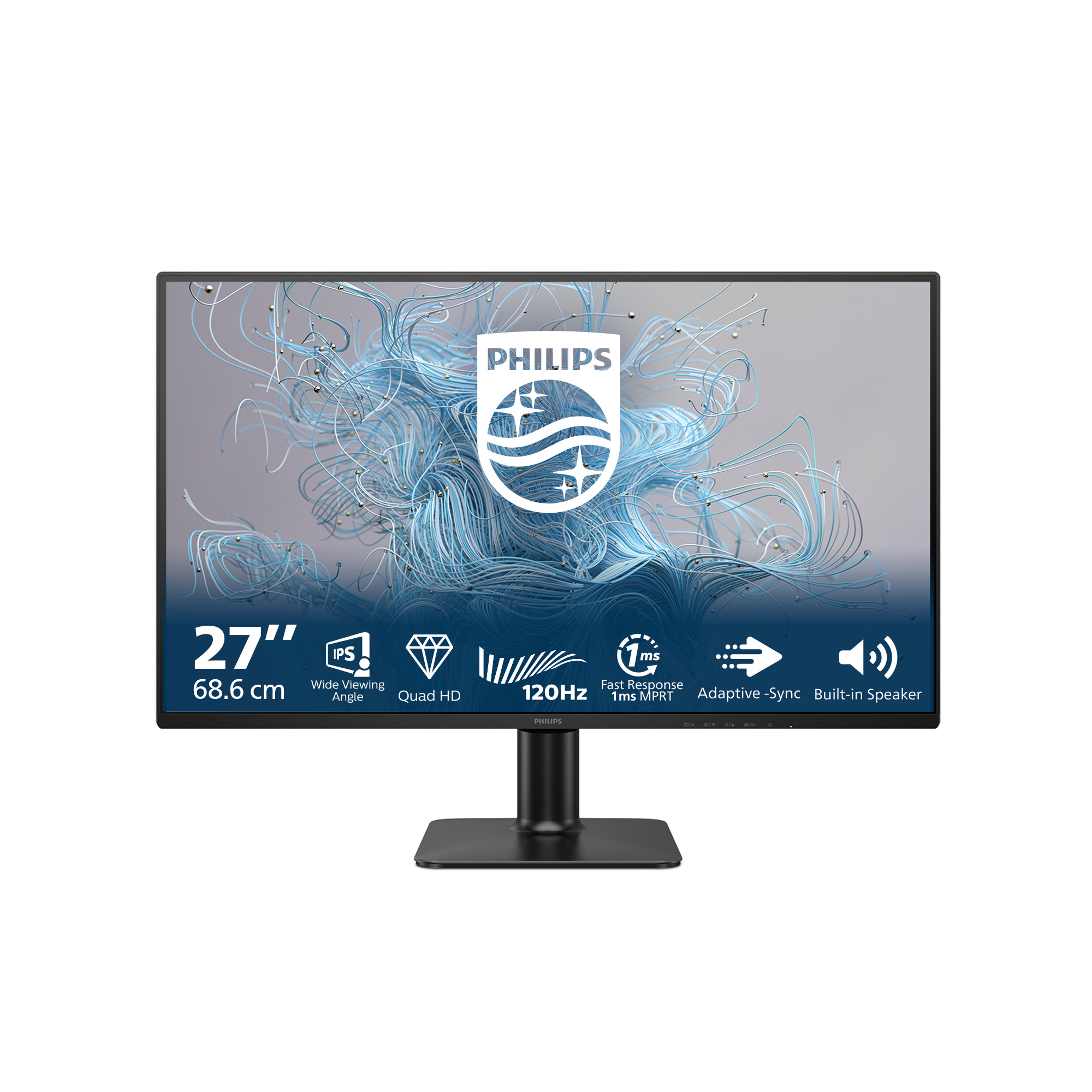 Philips Philips 2000 series 27E2N2500/00 computer monitor 68,6 cm (27") 2560 x 1440 Pixels Quad HD LCD Zwart
