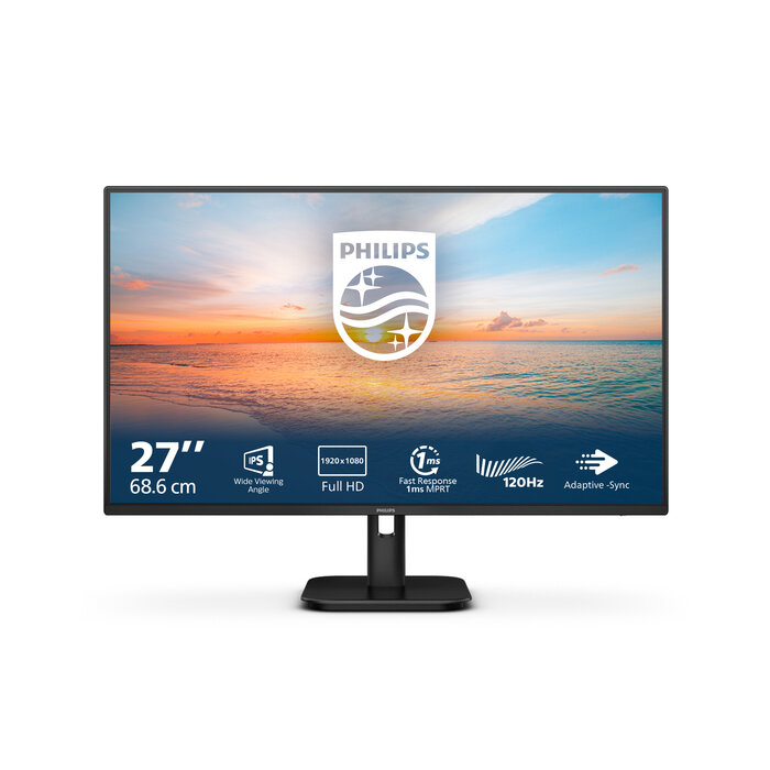 Philips Philips 1000 series 27E1N1100A/00 computer monitor 68,6 cm (27") 1920 x 1080 Pixels Full HD LCD Zwart