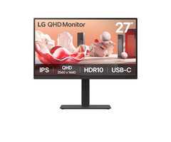 LG LG 27BA75QB-B.AEU computer monitor 68,6 cm (27") 2560 x 1440 Pixels Wide Quad HD LED Zwart