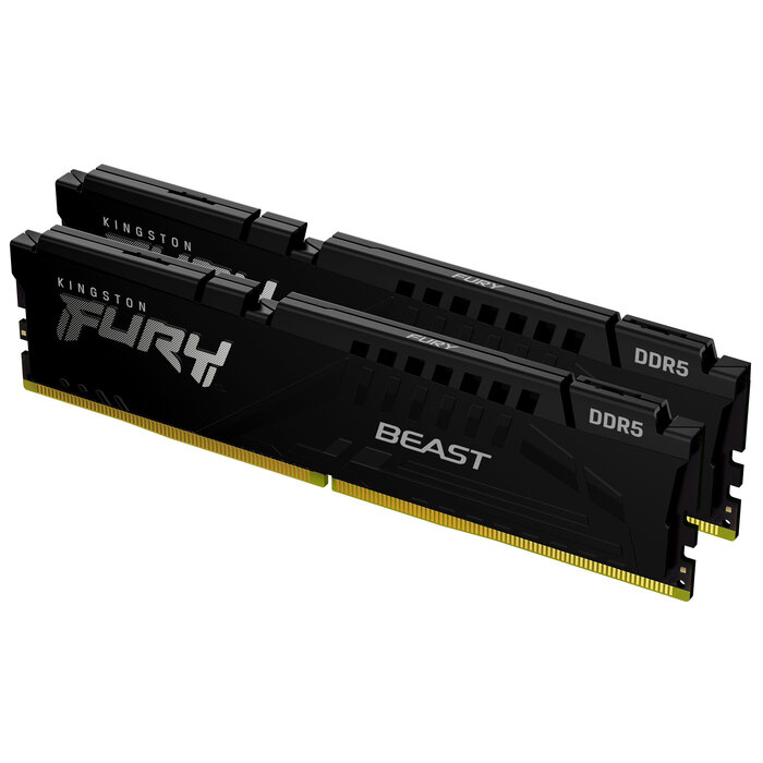 Kingston Kingston Technology FURY Beast 64GB 5600MT/s DDR5 CL40 DIMM (set van 2) Black