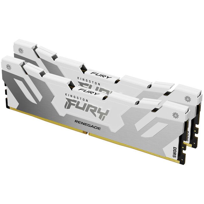 Kingston Kingston Technology FURY 32GB 8000MT/s DDR5 CL38 DIMM (set van 2) Renegade White XMP