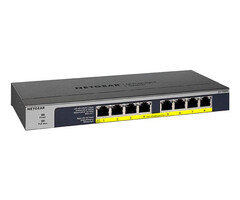 Netgear NETGEAR GS108PP Unmanaged Gigabit Ethernet (10/100/1000) Power over Ethernet (PoE) Zwart