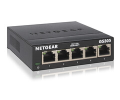 Netgear NETGEAR GS305 Unmanaged L2 Gigabit Ethernet (10/100/1000) Zwart