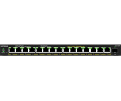 Netgear NETGEAR 16-Port High-Power PoE+ Gigabit Ethernet Plus Switch (231W) with 1 SFP port (GS316EPP)