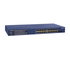 Netgear NETGEAR GS724TP-300EUS netwerk-switch Managed L2/L3/L4 Gigabit Ethernet (10/100/1000) Power over Ethernet (PoE) Blauw