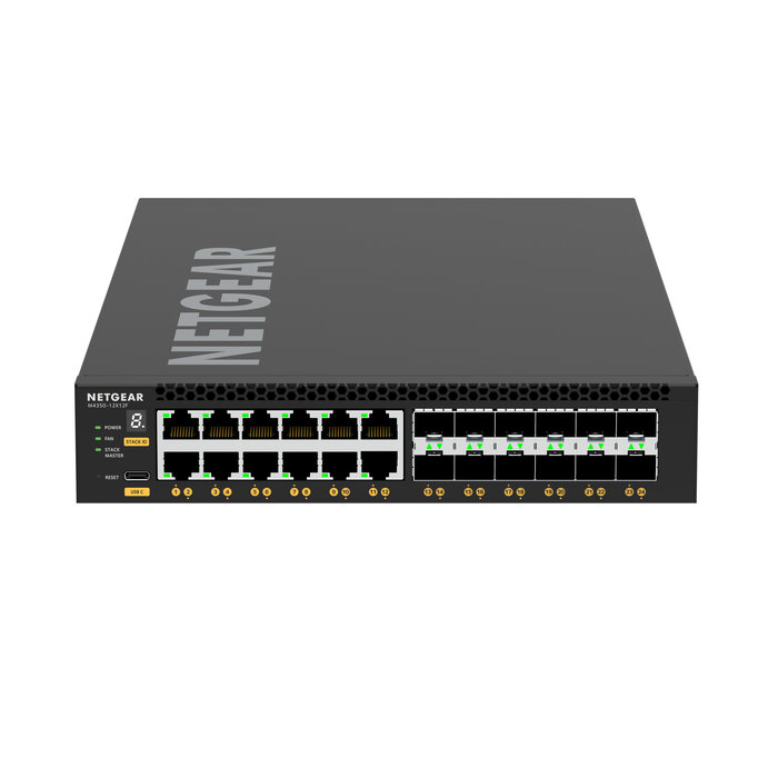 Netgear NETGEAR M4350-12X12F Managed L3 10G Ethernet (100/1000/10000) 1U Zwart