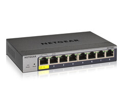 Netgear NETGEAR GS108Tv3 Managed L2 Gigabit Ethernet (10/100/1000) Grijs