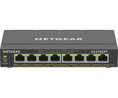 Netgear NETGEAR 8-Port Gigabit Ethernet High-Power PoE+ Plus Switch (GS308EPP)