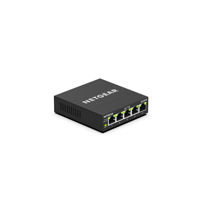 Netgear NETGEAR GS305E Managed Gigabit Ethernet (10/100/1000) Zwart