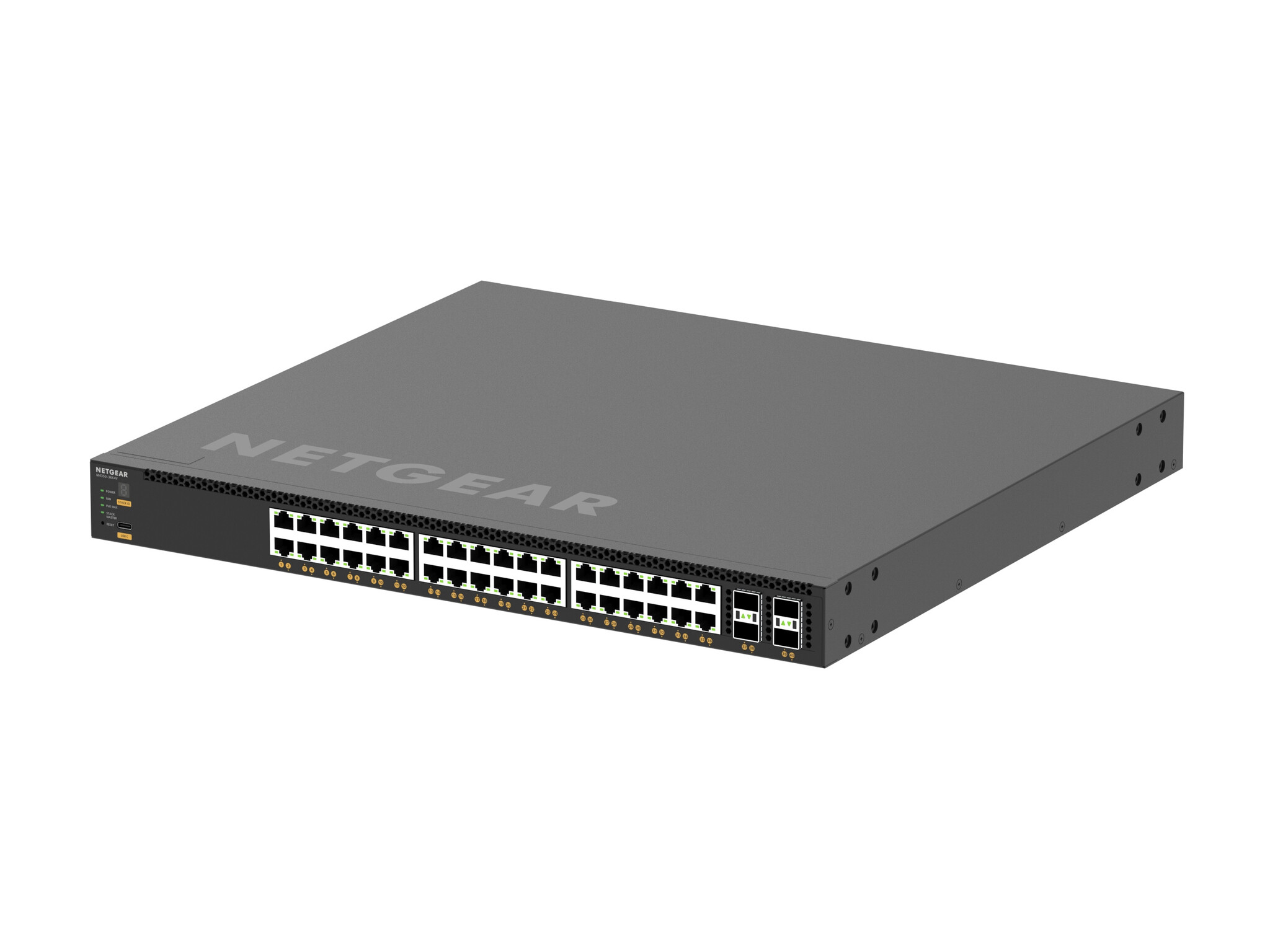 Netgear NETGEAR M4350-36X4V Managed L3 10G Ethernet (100/1000/10000) Power over Ethernet (PoE) 1U Zwart