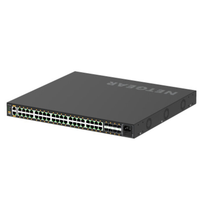 Netgear NETGEAR GSM4248P-100EUS netwerk-switch Managed L2/L3/L4 Gigabit Ethernet (10/100/1000) Power over Ethernet (PoE) Zwart