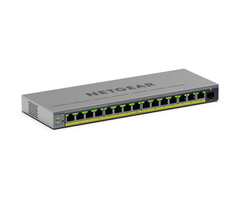 Netgear NETGEAR GS116EP Managed L2/L3 Gigabit Ethernet (10/100/1000) Power over Ethernet (PoE) Grijs