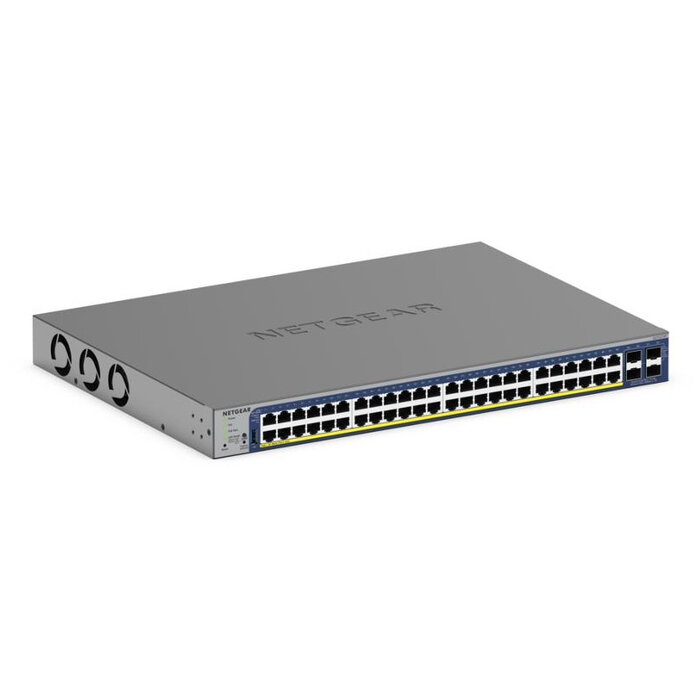 Netgear NETGEAR GS752TXP Managed L2/L3/L4 10G Ethernet (100/1000/10000) Power over Ethernet (PoE) Zwart