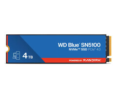 Western Digital Western Digital WD Blue SN5100 4 TB M.2 PCI Express 4.0 NVMe QLC 3D NAND
