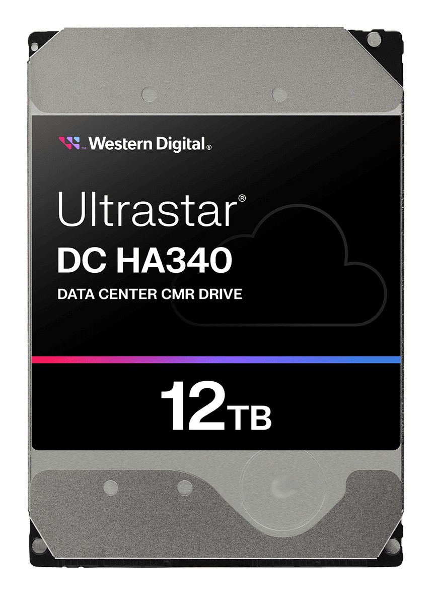 Western Digital Western Digital Ultrastar DC HA340 interne harde schijf 12 TB 7200 RPM 512 MB 3.5" SATA (0B47061)