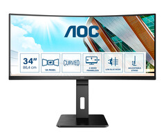 AOC AOC P2 CU34P2A computer monitor 86,4 cm (34") 3440 x 1440 Pixels Quad HD LED Zwart