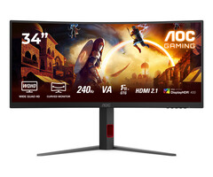 AOC AOC G4 CU34G4Z computer monitor 86,4 cm (34") 3440 x 1440 Pixels Wide Quad HD LED Zwart, Rood