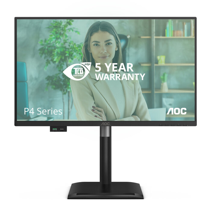 AOC AOC 24P4U computer monitor 60,5 cm (23.8") 1920 x 1080 Pixels Full HD Zwart