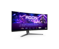 AOC AOC AGON PRO AG346UCD computer monitor 86,4 cm (34") 3440 x 1440 Pixels Wide Quad HD QD-OLED Zwart, Grijs