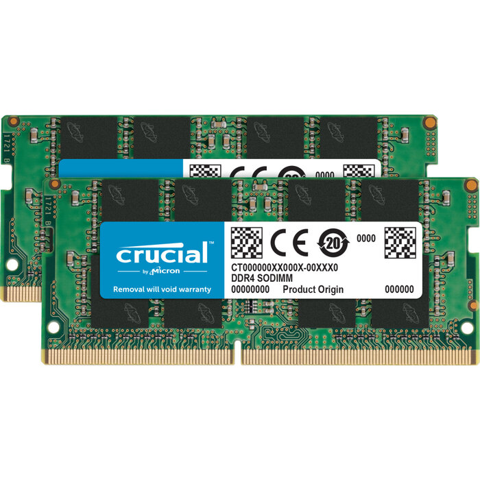 Crucial Crucial CT2K16G4SFRA32A geheugenmodule 32 GB 2 x 16 GB DDR4 260-pin SO-DIMM