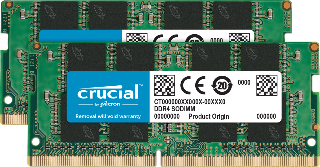 Crucial Crucial CT2K16G4SFRA32A geheugenmodule 32 GB 2 x 16 GB DDR4 260-pin SO-DIMM