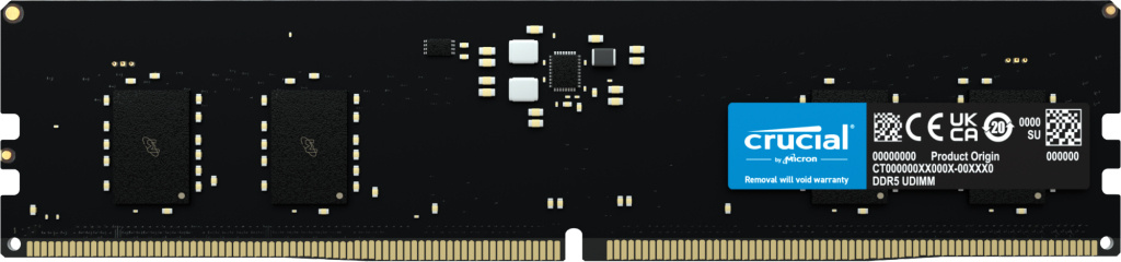 Crucial Crucial CT8G56C46U5 geheugenmodule 8 GB 1 x 8 GB DDR5 288-pin DIMM ECC