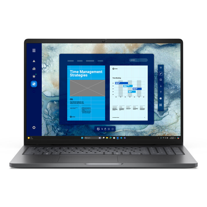 Dell DELL Pro 16 PC16250 Intel Core 5 120U Laptop 40,6 cm (16") Full HD+ 16 GB DDR5-SDRAM 512 GB SSD Wi-Fi 6E (802.11ax) Windows 11 Pro US International Zwart