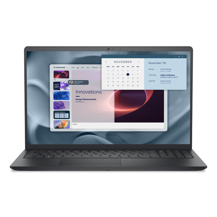 Dell DELL Pro 15 Essential PV15250 Intel® Core™ i5 i5-1334U Laptop 39,6 cm (15.6") Full HD 16 GB DDR5-SDRAM 512 GB SSD Wi-Fi 6 (802.11ax) Windows 11 Pro US International Zwart