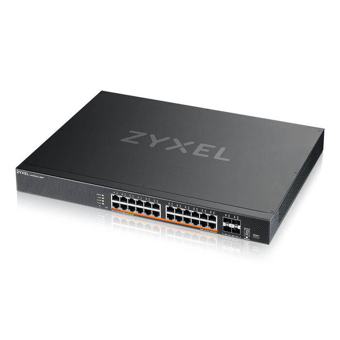 Zyxel Zyxel XMG2230-28HP Managed L2/L3 2.5G Ethernet (100/1000/2500) Power over Ethernet (PoE) 1U Zwart