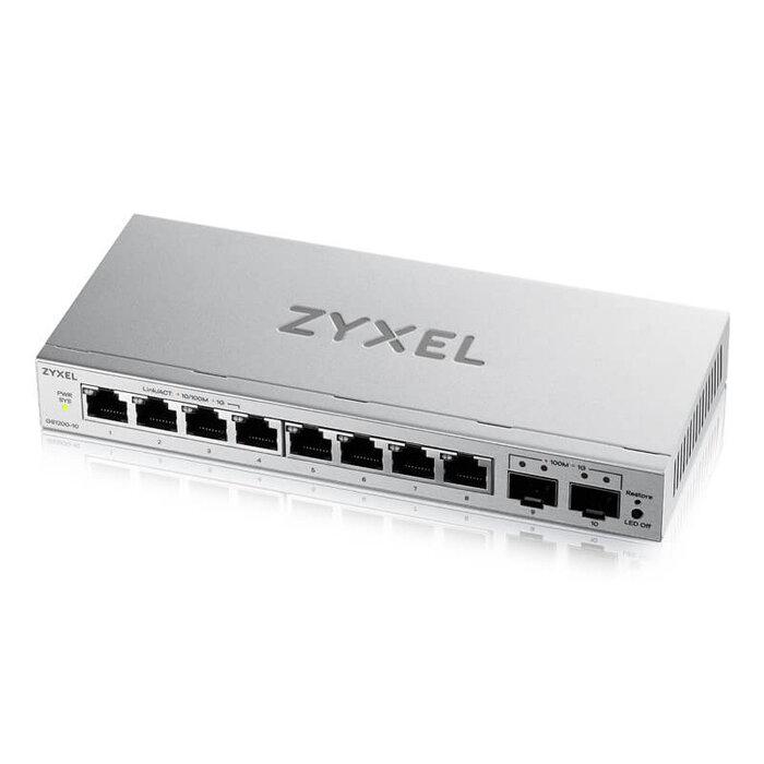 Zyxel Zyxel GS1200-10v3 Managed L2 Gigabit Ethernet (10/100/1000) Desktop Grijs