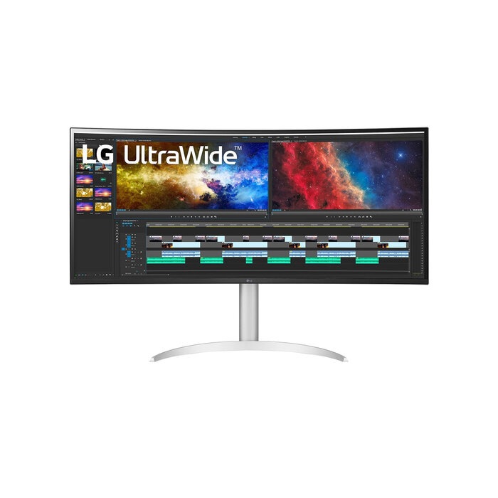 LG LG 38BQ85C-W computer monitor 95,2 cm (37.5") 3840 x 1600 Pixels Quad HD+ Wit